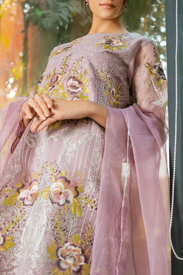 ROHI - Organza - Embroidered - Stitched - 3PC